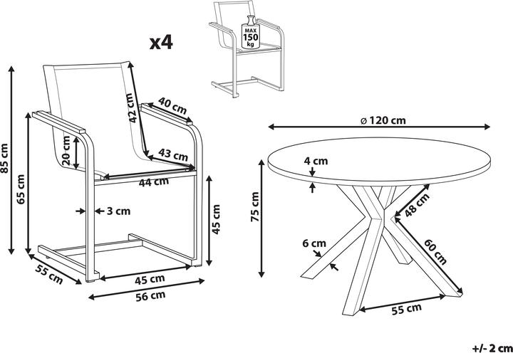 Actual product image Beliani Maletto/Cosoleto (120 cm)