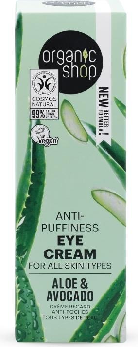 Actual product image Organic Shop Anti-Schwellungen (Eye Care Cream, 30 ml, Day + Night)