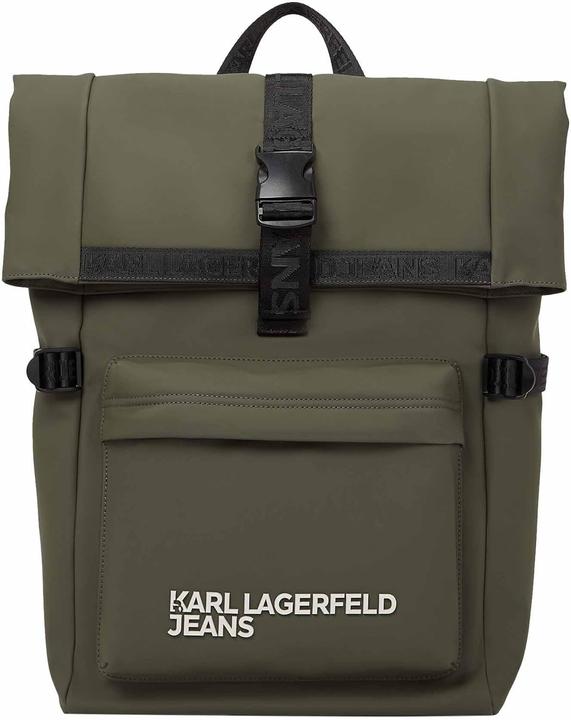 Actual product image Karl Lagerfeld Mens Coated PU Backpack (25 l)