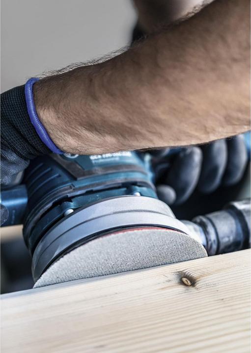 Immagine prodotto Bosch Professional Zubehör EXPERT M480 Rete di levigatura per levigatrice rotorbitale, 150 mm, G 120, 50 pezzi (P120)