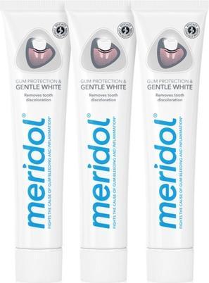 Meridol Gentle White Tripack Toothpaste ( 3 Ks ) - Toothpaste Witheaching Effect
