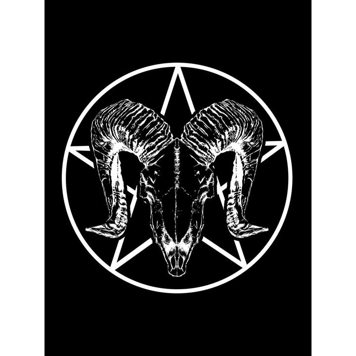 Produktbild Grindstore Ram Skull Kapuzenpullover (XXL)