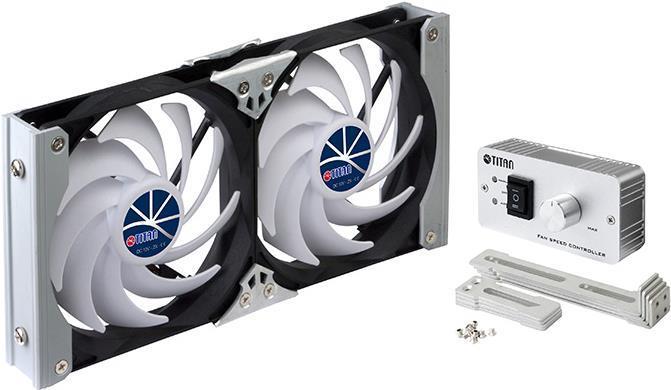 Produktbild Titan TTC-SC09TZ(B) Computer Kühlkomponente Universal Kühler 12 cm Schwarz (120 mm)