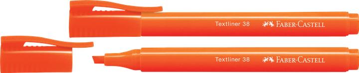 Actual product image Faber-Castell Highlighter 38 Pen shape (Orange, 5 mm, 1 x)