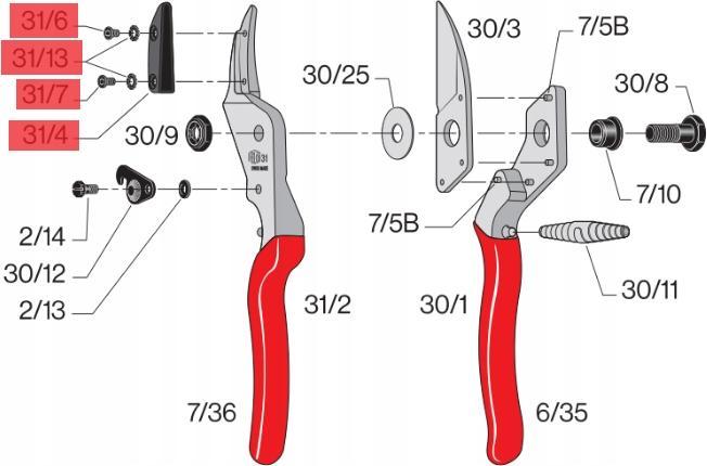 Produktbild Felco Amboss zu 31