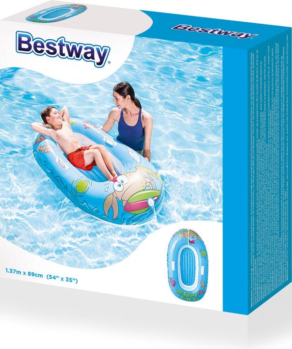 Image du produit Bestway BTE/BATEAU JUNIOR CRABE JOYEUX 119x (126 cm)