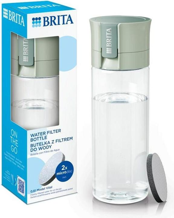 Image du produit Brita Vital vert Bouteille filtrante à 2 disques (0.60 l)