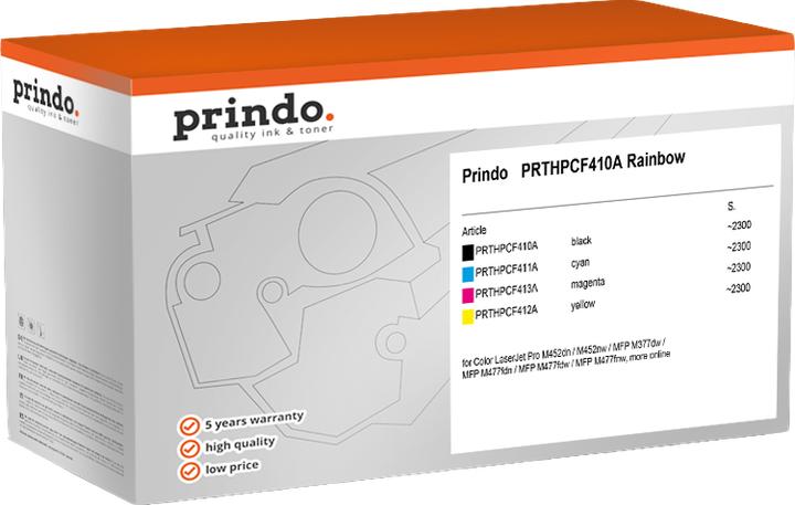 Produktbild Prindo / / / PRTHPCF410A Rainbow (BK, C, Y)