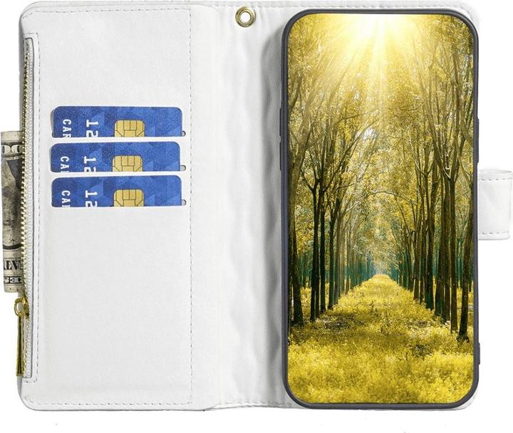 Produktbild Binfen Color Xiaomi Redmi 12C - BINFEN Brieftaschen Hülle weiss (Xiaomi Redmi 12C)