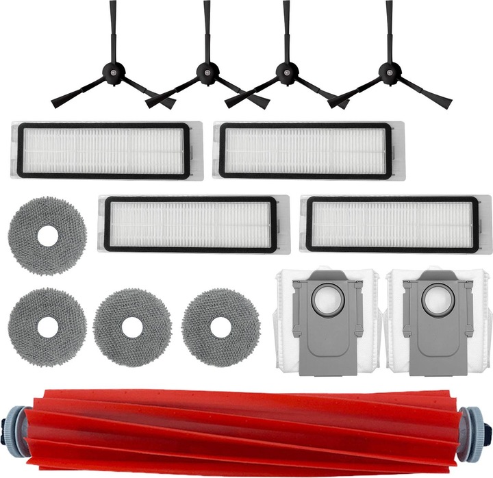Actual product image Roboparts Zubehör-Set für Roborock Qrevo