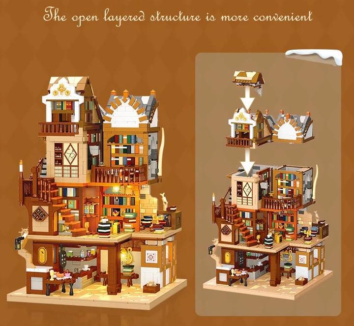 Actual product image Jie Star Medieval library