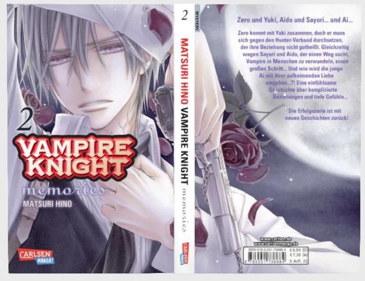 Produktbild Vampire Knight - Memories 2 (Deutsch, Matsuri Hino, 2018)