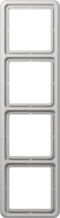 Actual product image JUNG Mounting frame 4f lgr glz CD / CD 500 Kst CD584LG