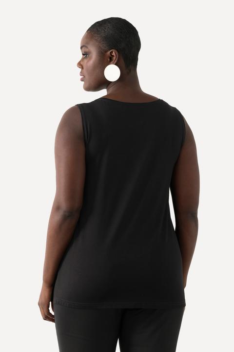 Produktbild Ulla Popken Top, Rundhals, Classic, Stretch, breite Träger, ärmellos (58)