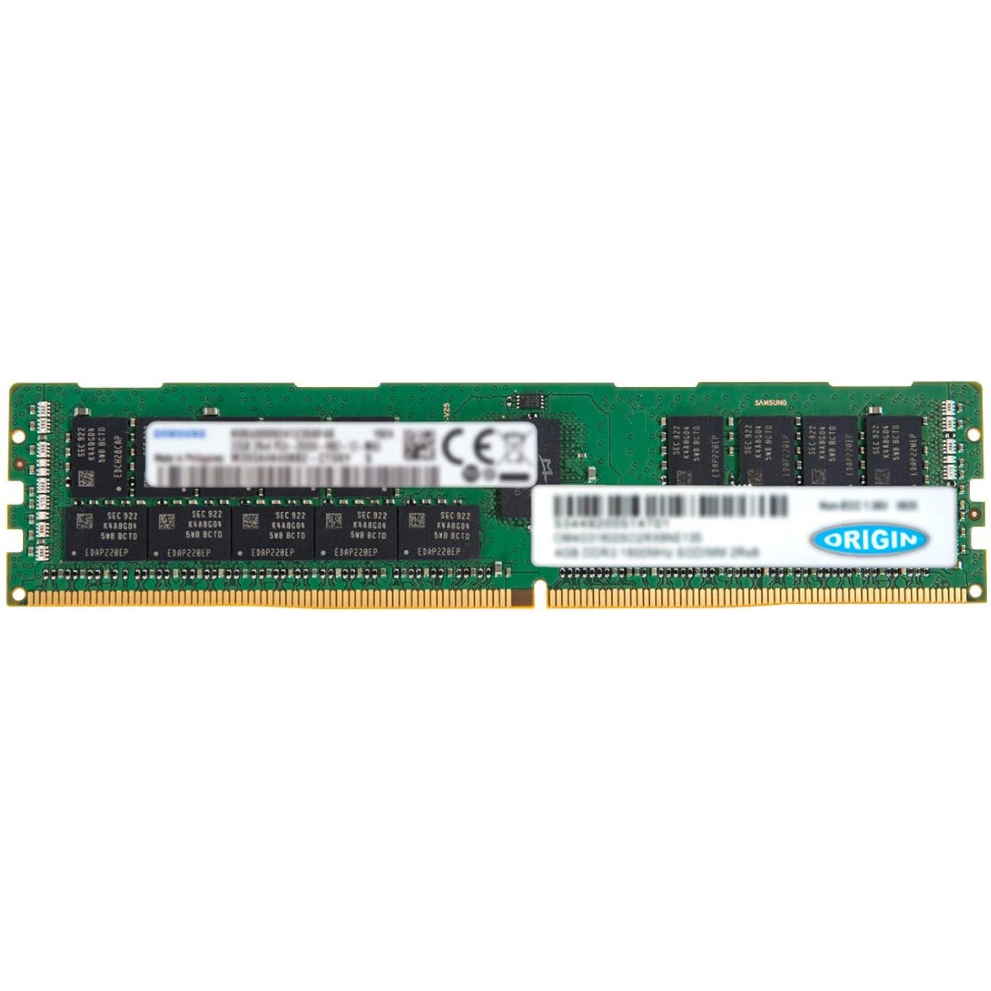 Thumbnail - Origin Storage OM16G43200R2RX8E12 Speichermodul GB DDR4 ECC (1 x 16GB, 3200 MHz, DDR4-RAM, DIMM), RAM