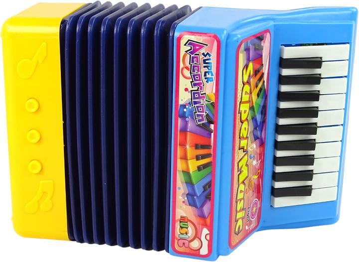Actual product image Lean Toys Musical accordion for children, 20 musical backgrounds (English, French, German, Italian)