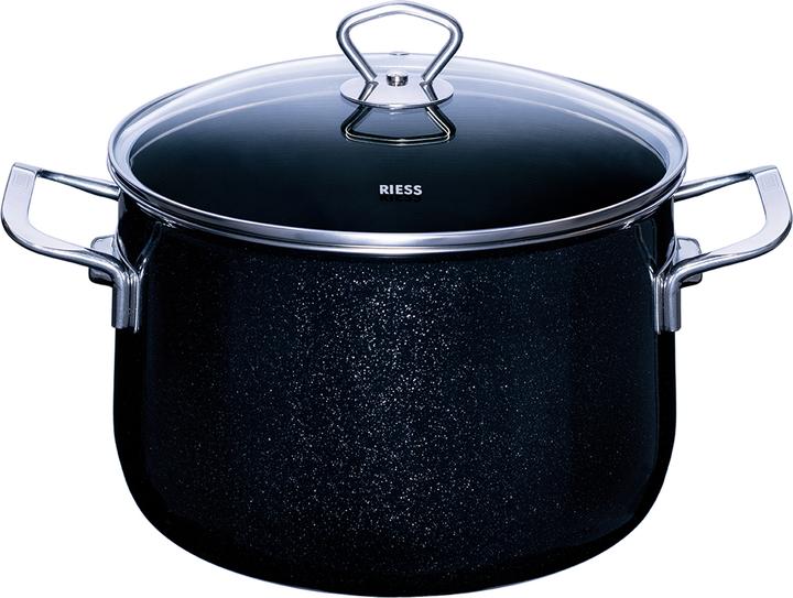 Casseruola Riess Kelomat Smaltata Bianca 14 Cm - 0,75 L - Adatta A Induzione, Senza Nichel, Fatta In Austria