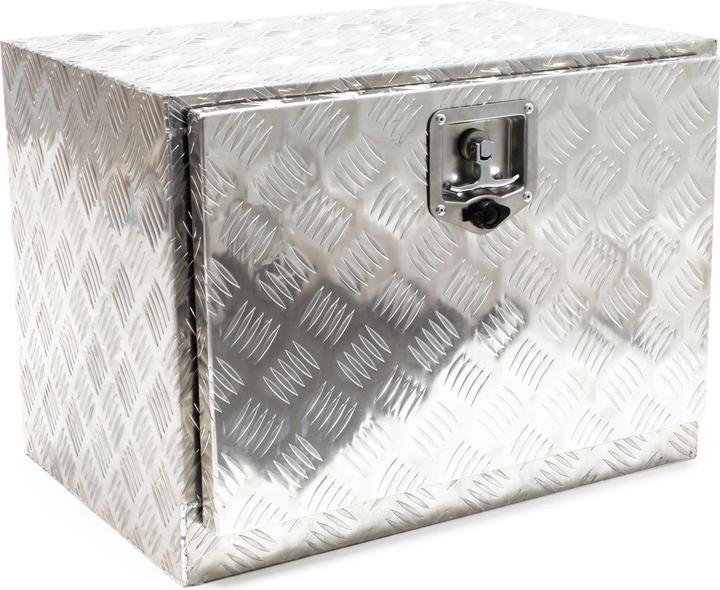 Produktbild Wiltec Alu Unterbaubox 61,5x40x45cm 7kg Pkw Anhänger Lkw Nutzfahrzeuge Staubox (61.5 x 40 x 45 cm, 110.25 l)