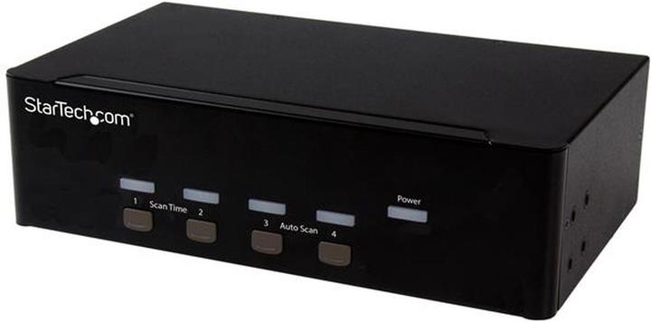 StarTech 4 Port KVM Switch mit Dual-VGA und 4-fach USB Hub - USB 2.0