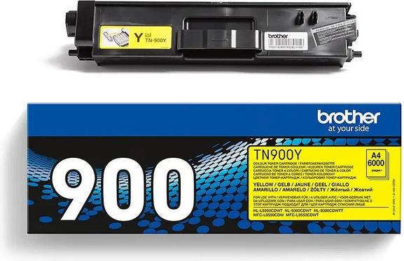 Actual product image Brother TN-900Y toner yellow 6000 pages ISO/IEC 19798 yellow (Y)