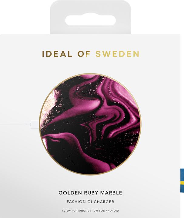 Produktbild iDeal Of Sweden Universal-Charger Golden Ruby Marble (10 W)