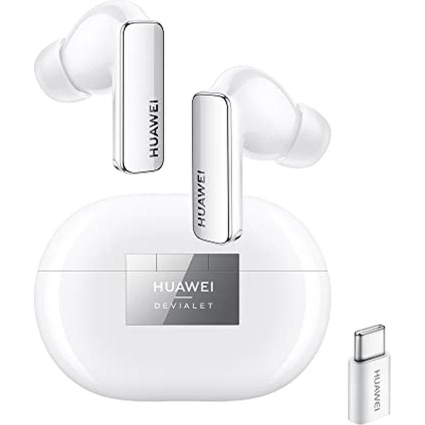 Huawei Bluetooth-Kopfhörer mit Hi-Res Audio, Doppellautsprecher, 47 dB ANC, adaptivem EQ, Dual-Devic