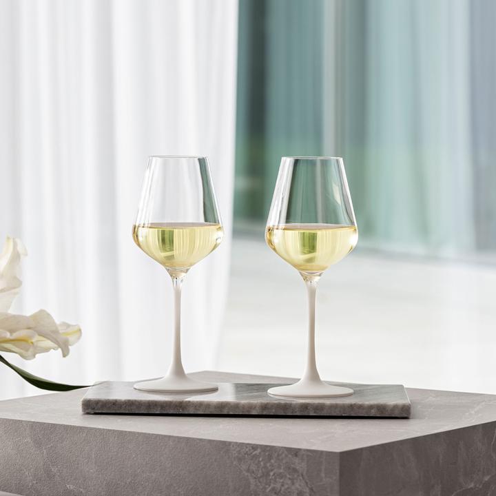 Actual product image Villeroy & Boch White wine glass, set of 4 Manufacture Rock blanc (38 cl, 4 Glasses, White wine glasses)