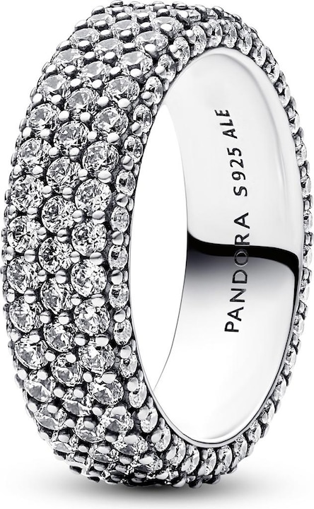 Immagine prodotto Pandora Anello senza tempo con pavé a tre file (50, 925 Argento)