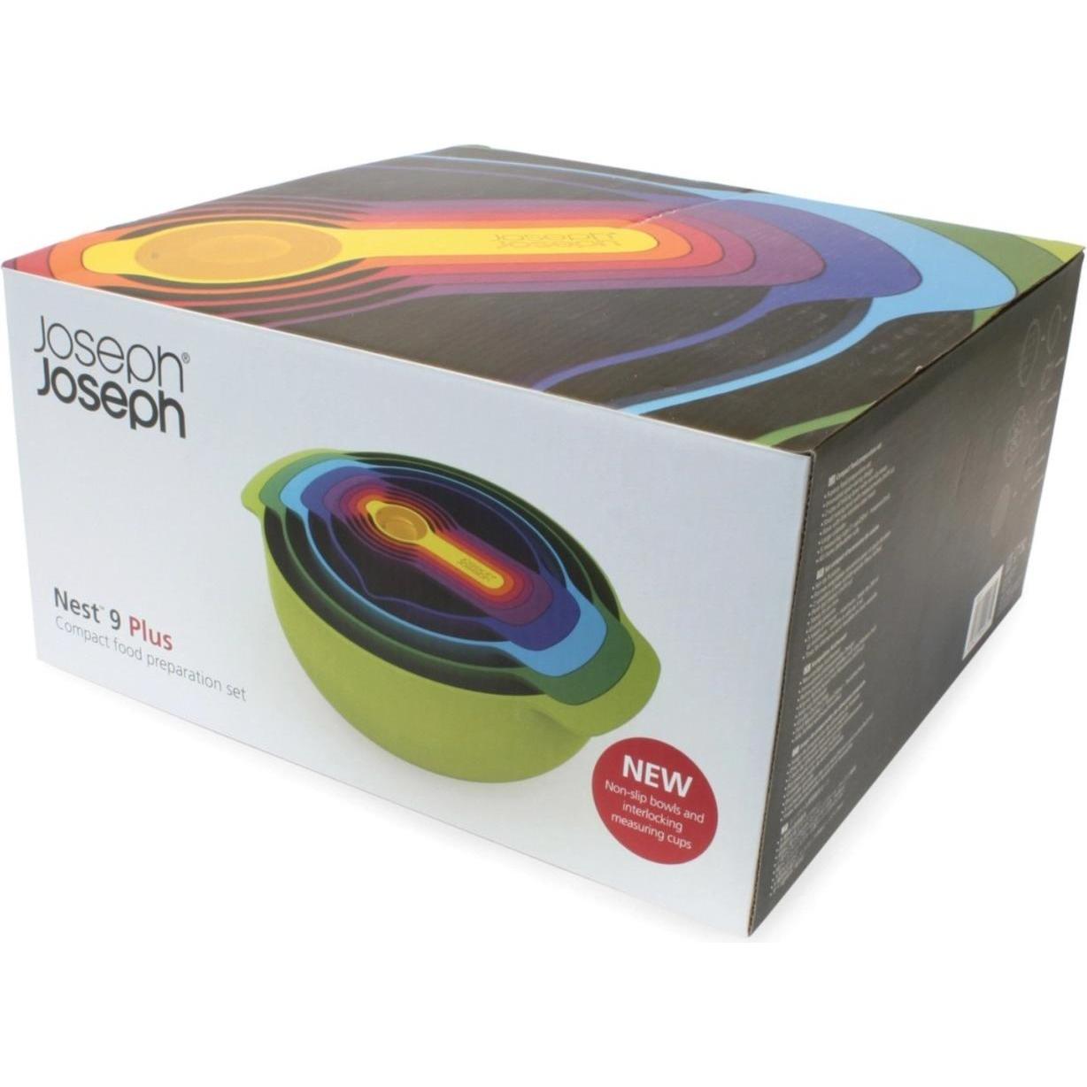 Thumbnail - Joseph Joseph Nest 9 Plus, Schüssel + Schale, Mehrfarbig