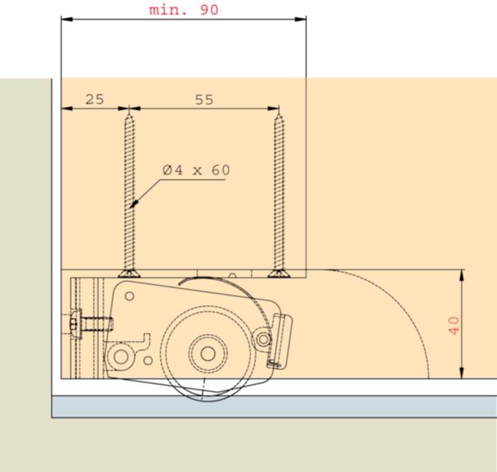Image du produit HAWA Guide au sol