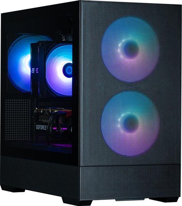 Actual product image Zalman P30 AIR Black, ARGB Fan x3 (Mini-ITX, mATX)