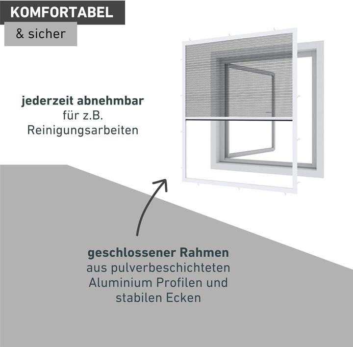 Produktbild Windhager Einhänge-IS-Fenster Plissée (120 x 100 cm)