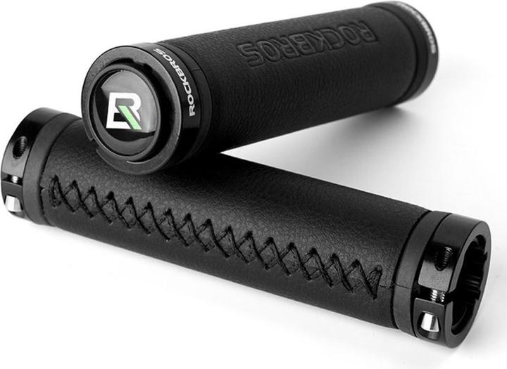 Rockbros 40210003001 microfibre bicycle handlebar grips - black