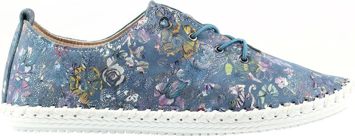 Produktbild Lunar Leinenschuhe Exbury Floral Leder (38)