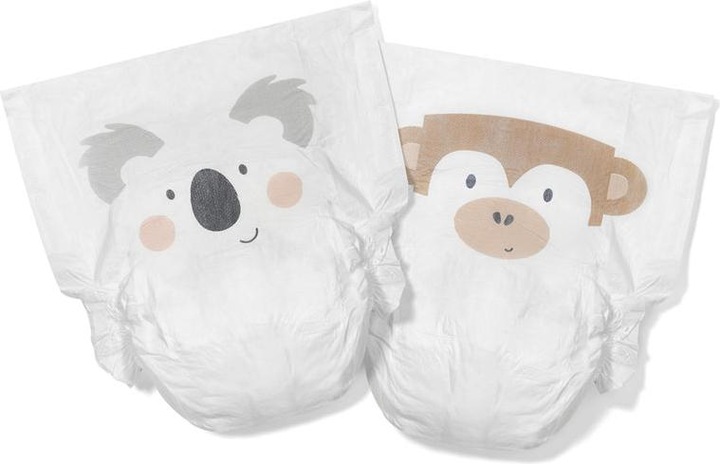Actual product image Kit & Kin Nappies (Size 4, Monthly box, 136 Piece)