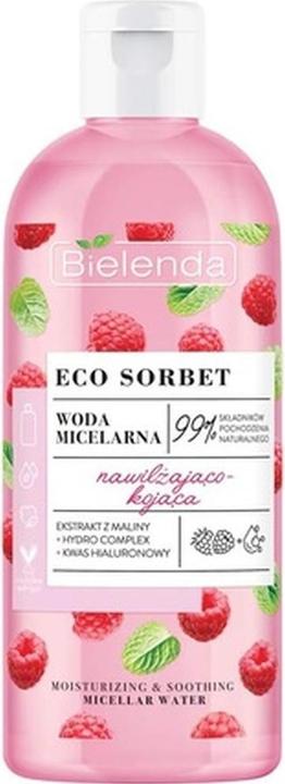 Bielenda Eco Sorbet Raspberry Micellar Water 500ml (Mizellenwasser, 500 ml)