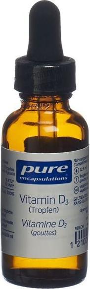 Actual product image Pure encapsulations Vitamin D3 (1 pcs., Droplet, 22.50 ml)