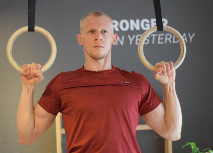 Actual product image EdelKraft Paar Turnringe (32mm) schwarz