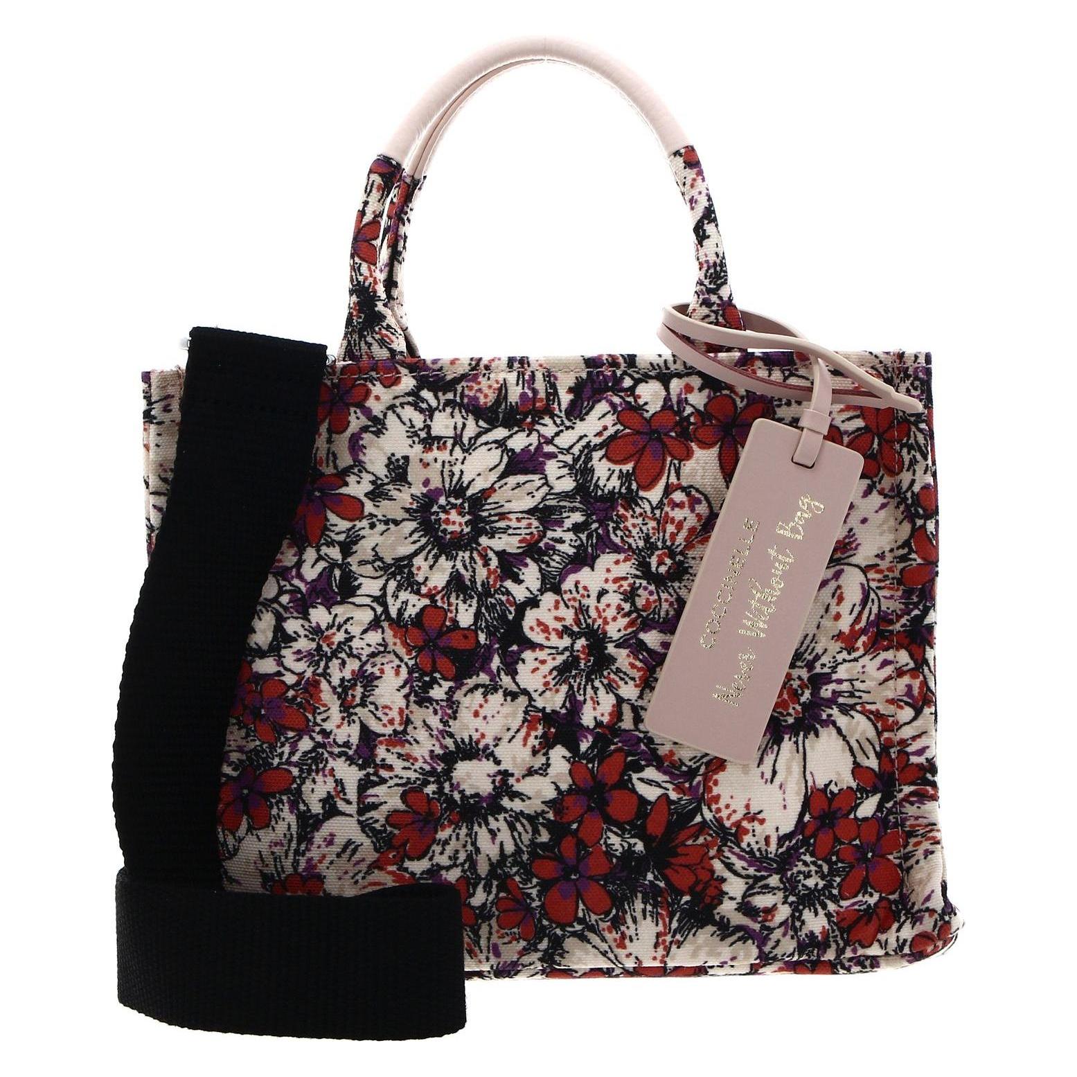 Coccinelle, Damen, Handtasche, Never Without Bag Ca. Flow Handbag Prin. Eff. Canvas Fab., Mehrfarbig