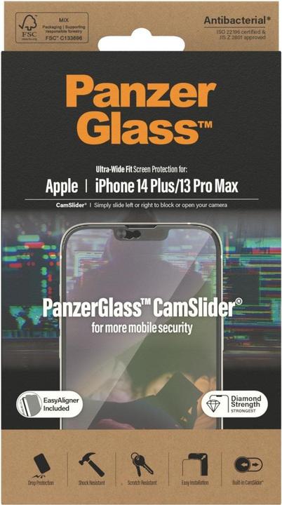 Actual product image PanzerGlass Ultra-Wide Fit (1 pcs., Apple iPhone 13 Pro Max, Apple iPhone 14 Plus)