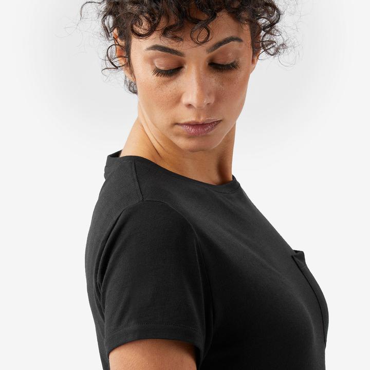 Produktbild Forclaz Merino T-Shirt Damen 100 % Merinowolle schwarz (S)