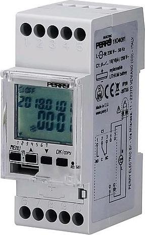 Immagine prodotto Perry Electric 1IO 4091 Interruttore orario digitale CPU 35 wuTIO con funzione astro