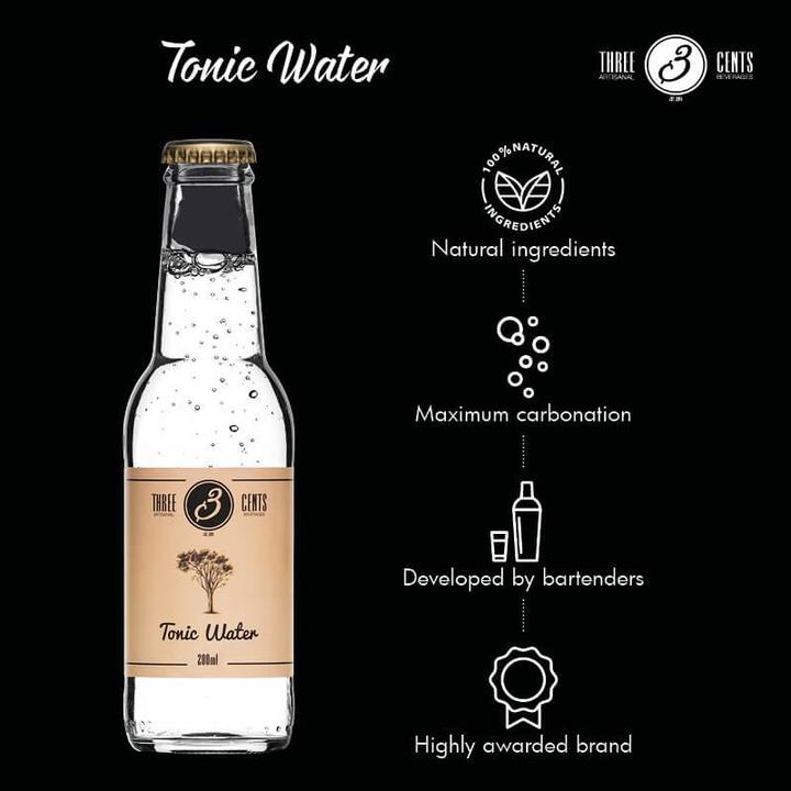 Produktbild Three Cents Tonic Water (6 x 20 cl)