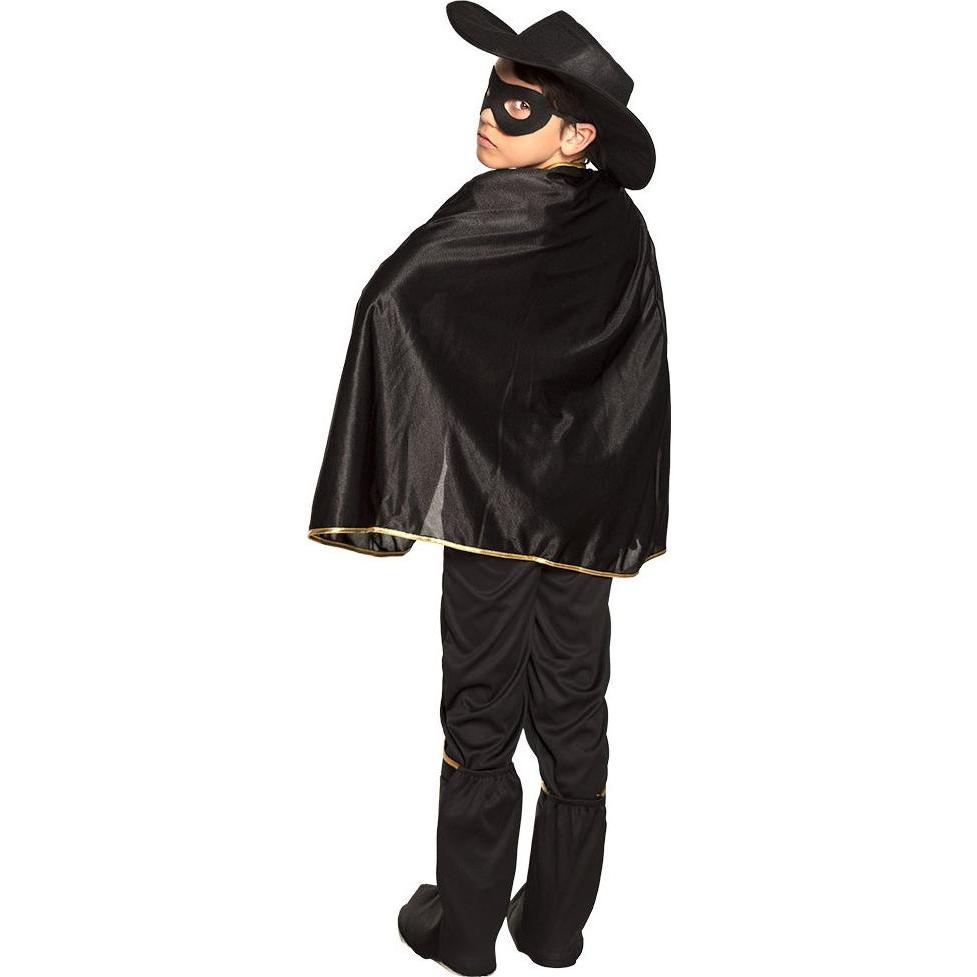 Thumbnail - Boland Kostüm Bandit Z, 7-9 Jahre einteiliger Overall, Gürtel, Hut, Maske, Stiefel (128, 134)