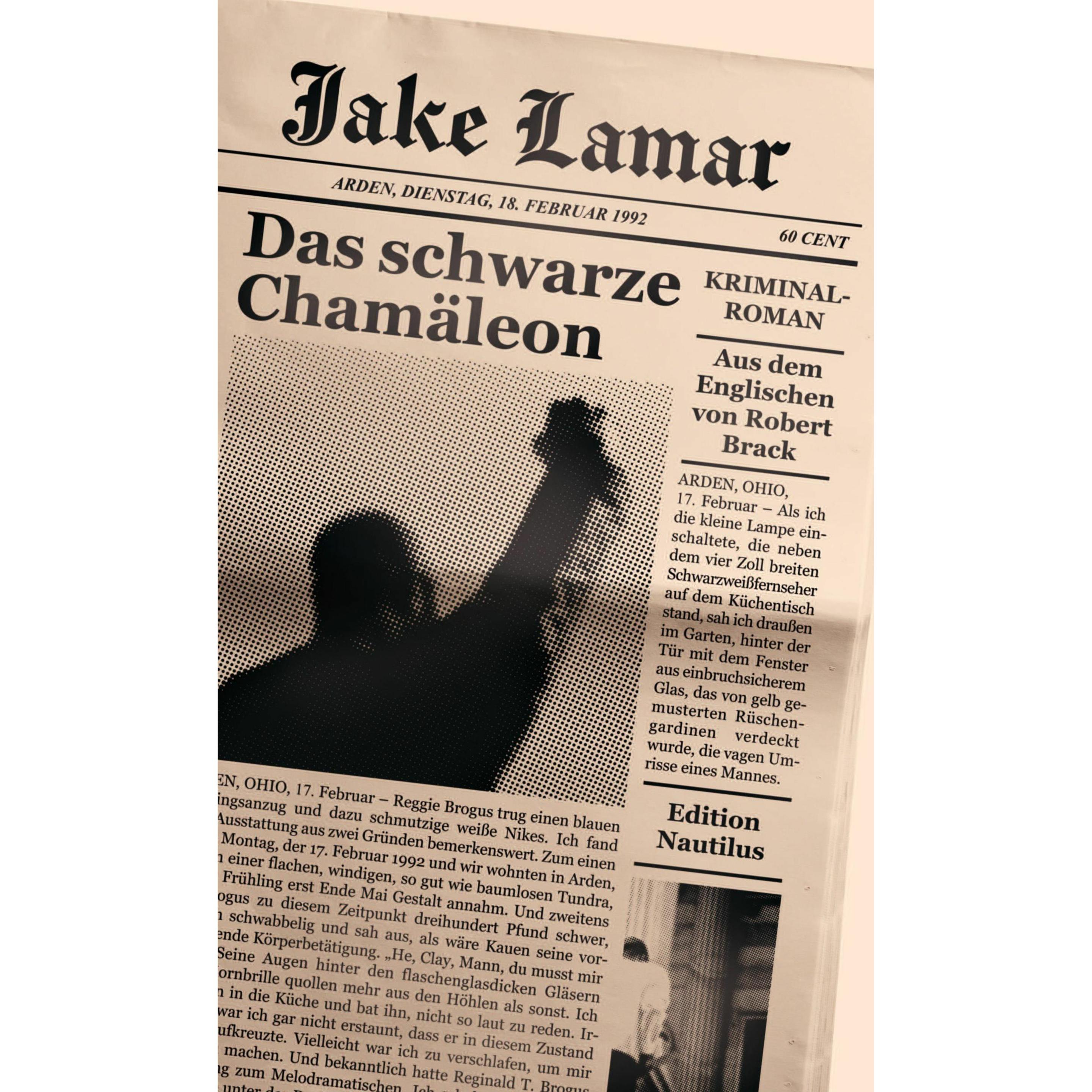 Das schwarze Chamäleon, Belletristik von Jake, Brack Lamar