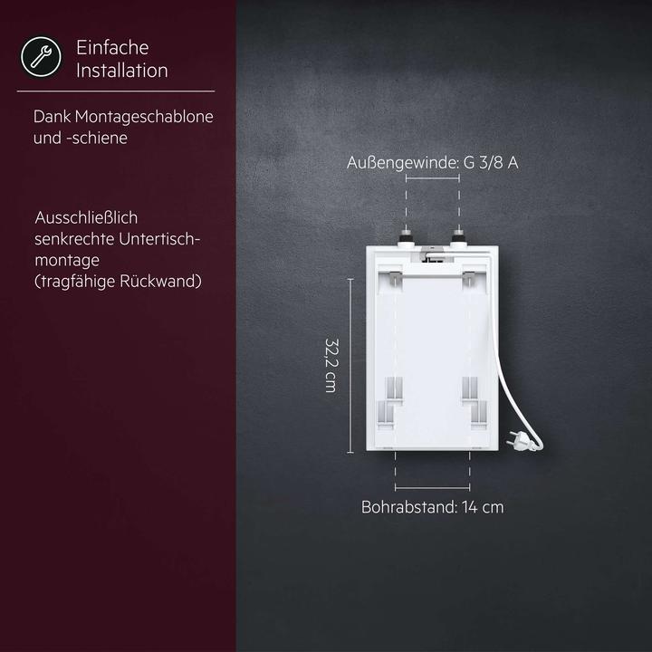 Produktbild AEG Haustechnik druckloser Kleinspeicher Huz 5 Basis, Untertischboiler 5 Liter Niederdruck, mit Stecker