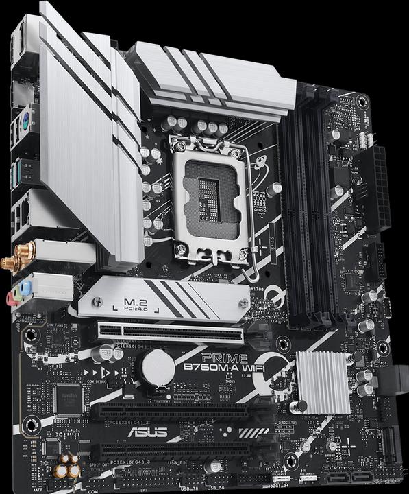 Image du produit ASUS Carte mère MB ROG STRIX B760-A GAMING WIFI (Intel,1700,DDR5,ATX) (LGA 1700, Intel B760, ATX)