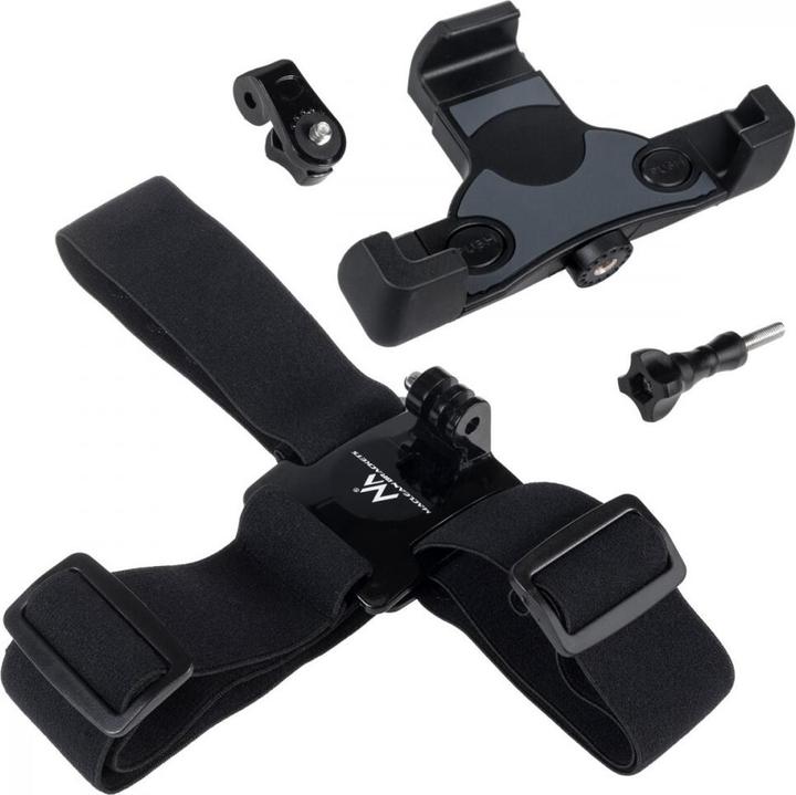 Image du produit Maclean Bandeau sport pour appareil mobile, caméra, GoPro MC-448, pivotant