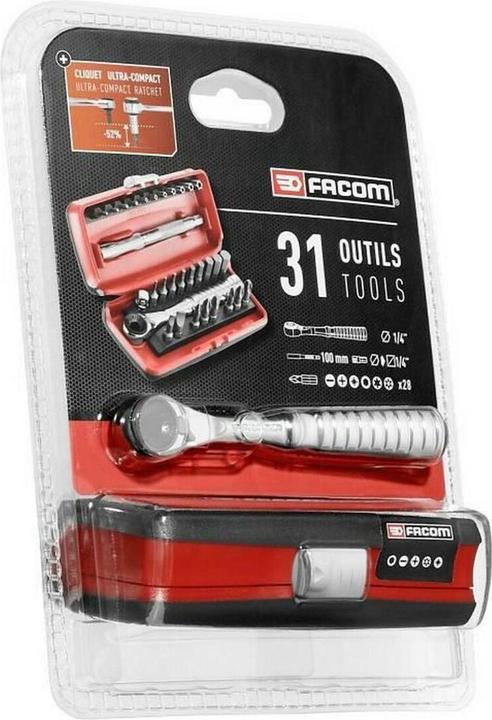 Immagine prodotto Facom Bit Ratchet 1/4 (6,3 mm) R.PEJ (1/4")