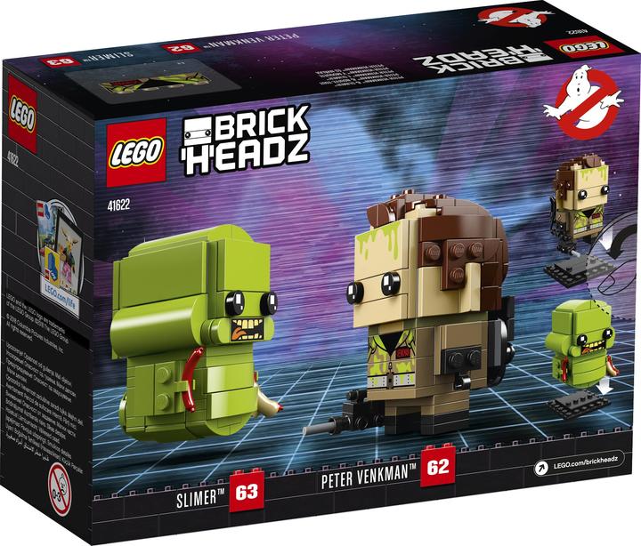 Produktbild LEGO Brickheadz Peter Venkman & Slimer 41622 (41622, LEGO Brickheadz)